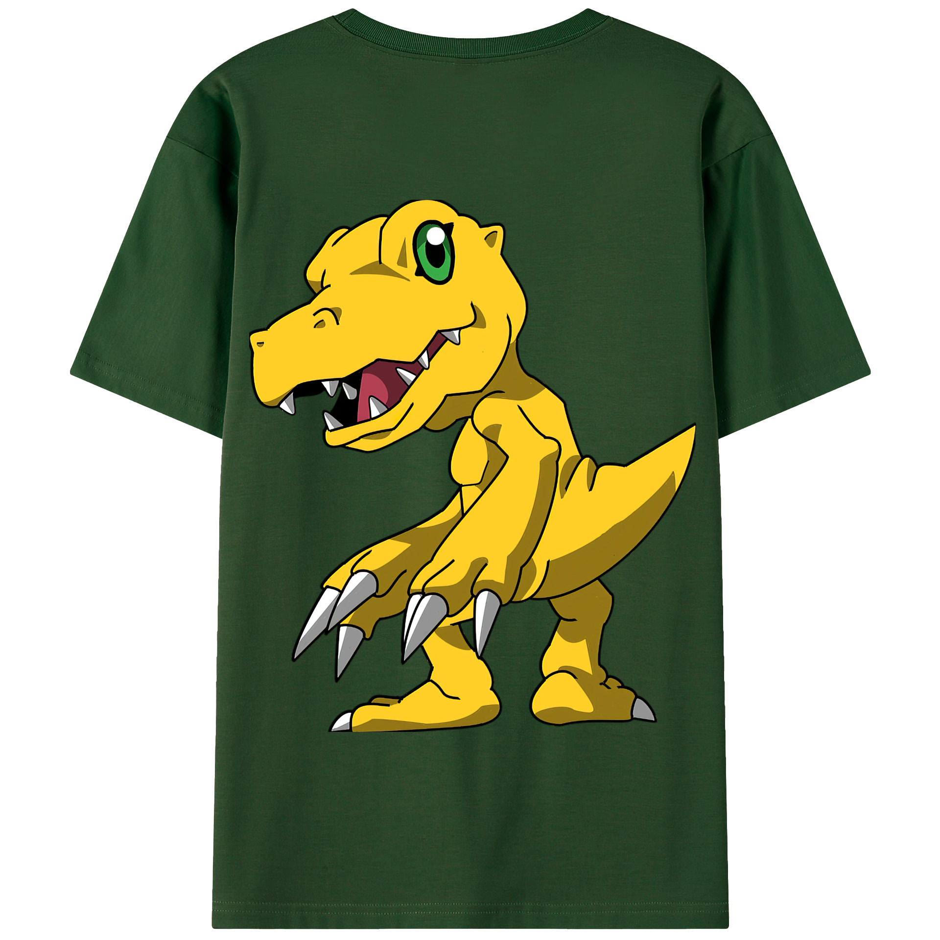 （画像用） Digimon デジタルモンスター/デジモン 綿100％半袖Tシャツ（背面プリント）